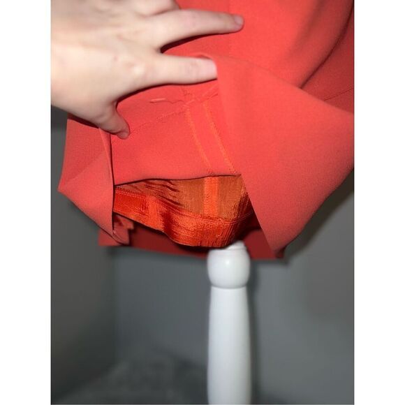 Vintage Orange MOD Pocket Mini Dress Women’s 8 - Picture 10 of 10